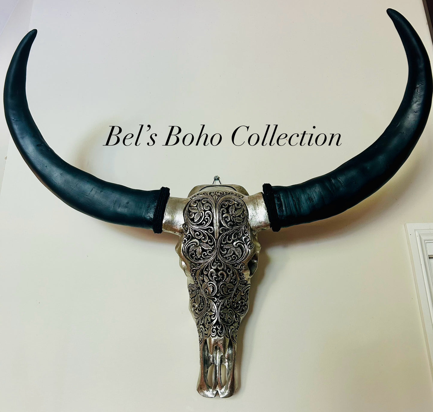 Hand Carved Buffalo Skull