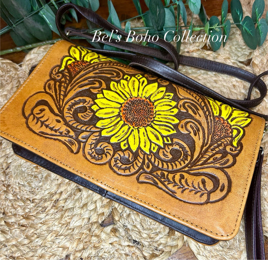 The Gracie Sunflower Clutch